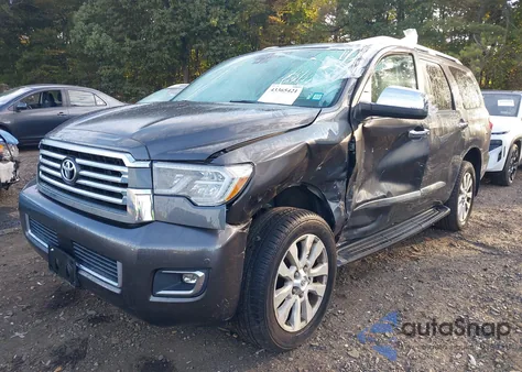 2018 Toyota Sequoia Platinum from USA, damaged, VIN 5TDDY5G18JS163676